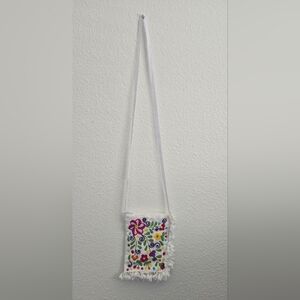 Colorful Embroidered Crossbody Bag